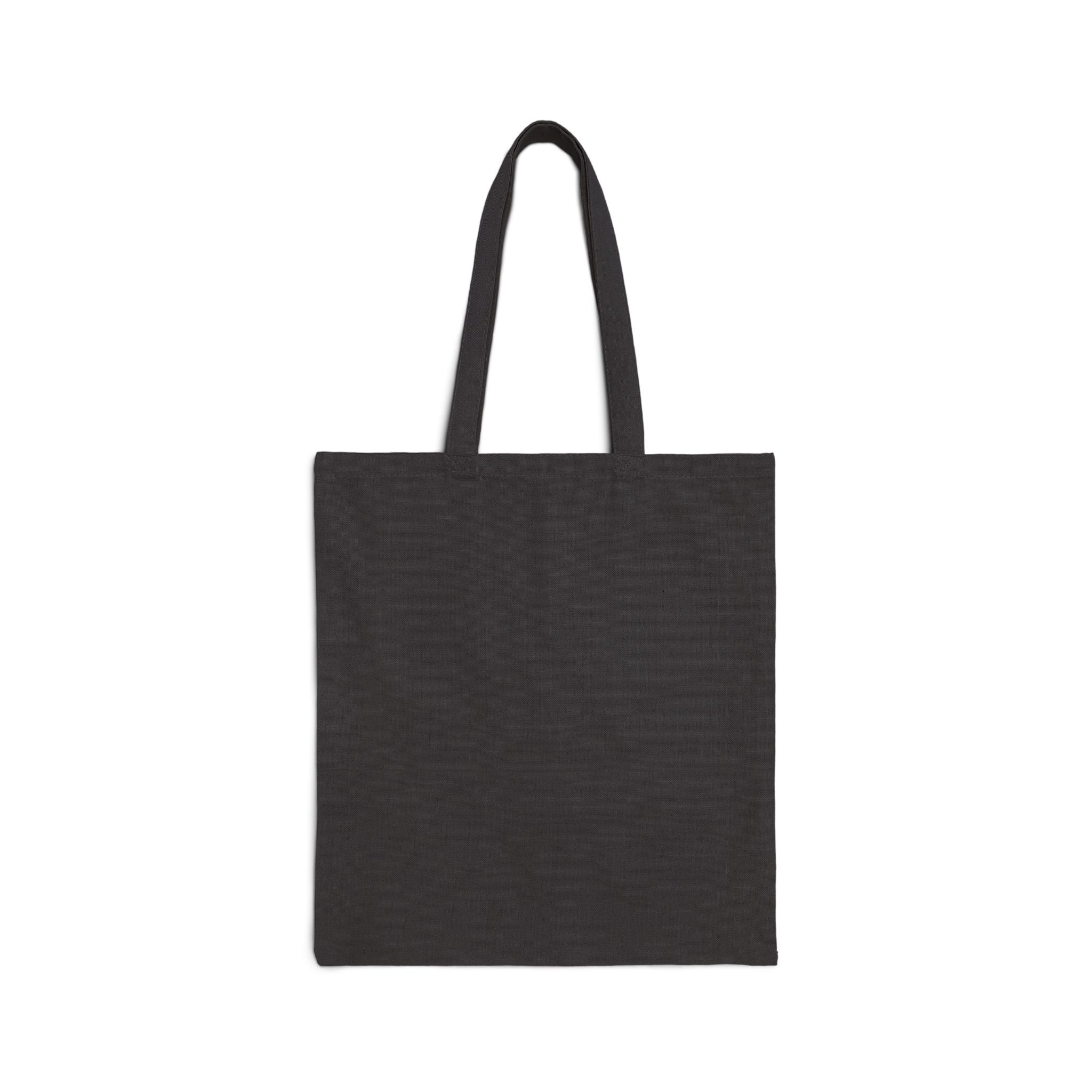 Halloween Horror Bookstack Canvas Tote — Spooky Pumpkin & Ghost Library Bag