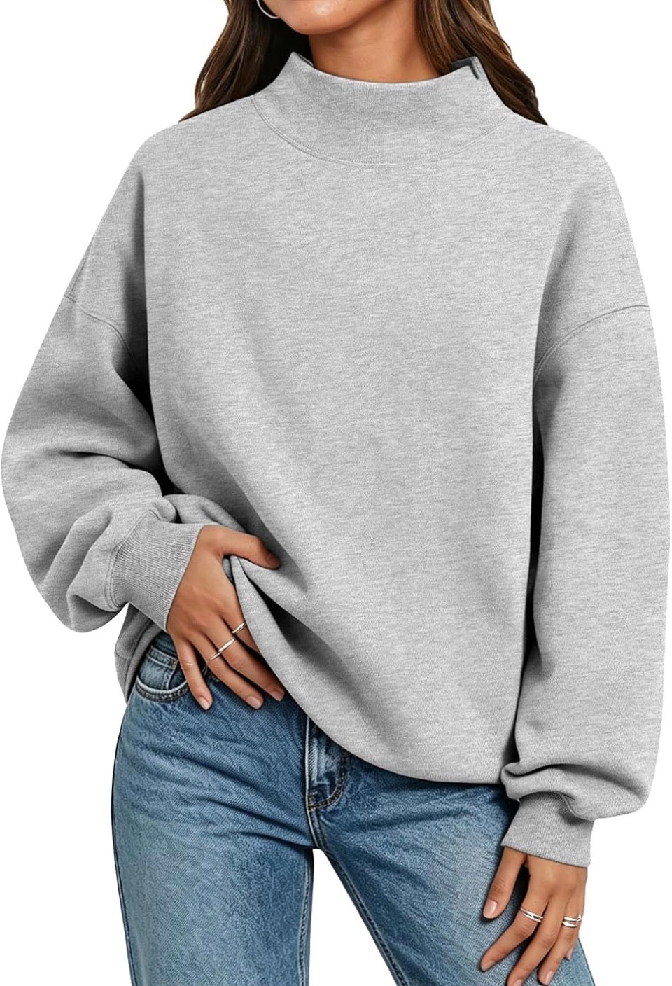Create Your Own Mockneck Sweatshirt- Adult