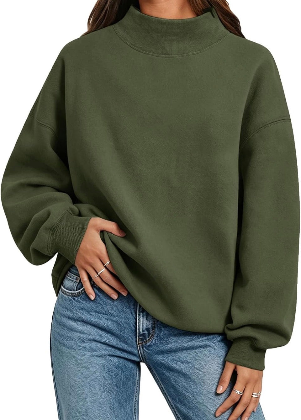 Create Your Own Mockneck Sweatshirt- Adult