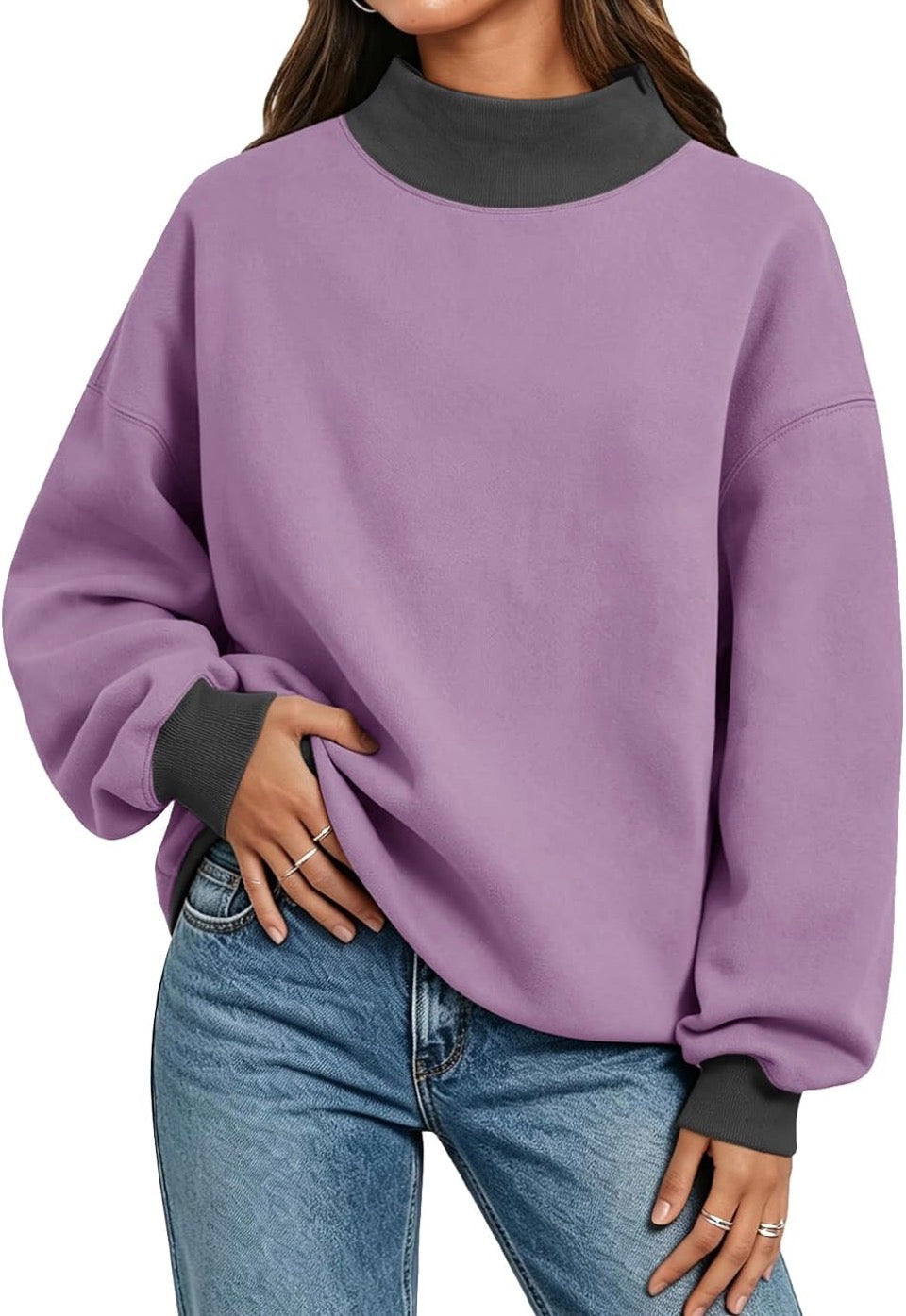 Create Your Own Mockneck Sweatshirt- Adult