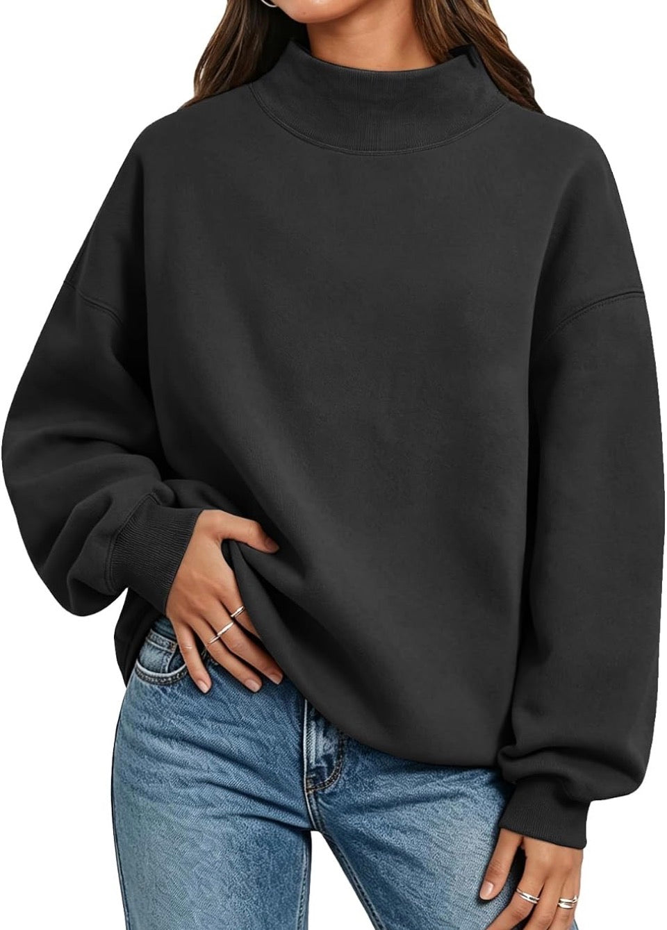 Create Your Own Mockneck Sweatshirt- Adult
