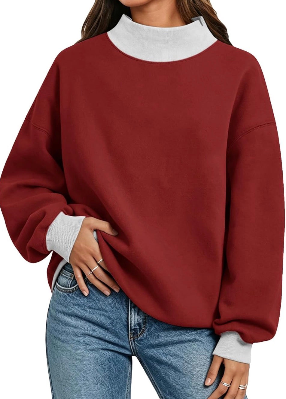 Create Your Own Mockneck Sweatshirt- Adult