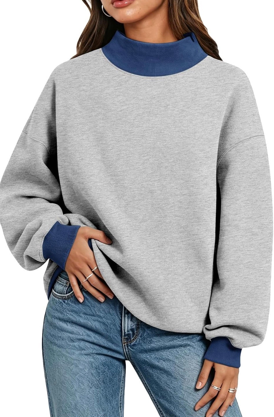 Create Your Own Mockneck Sweatshirt- Adult