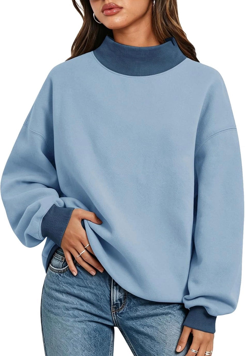 Create Your Own Mockneck Sweatshirt- Adult
