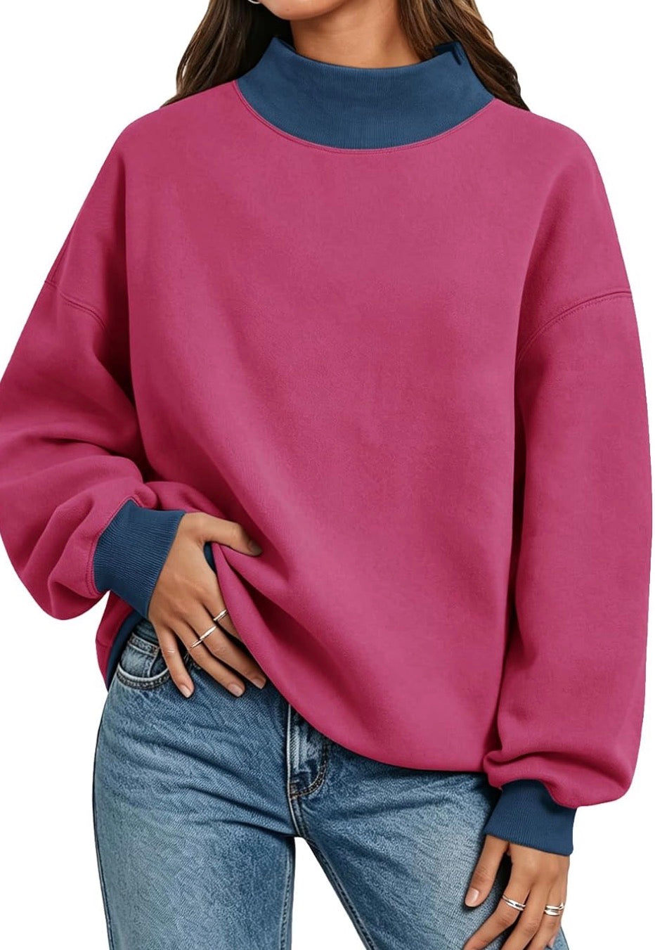 Create Your Own Mockneck Sweatshirt- Adult