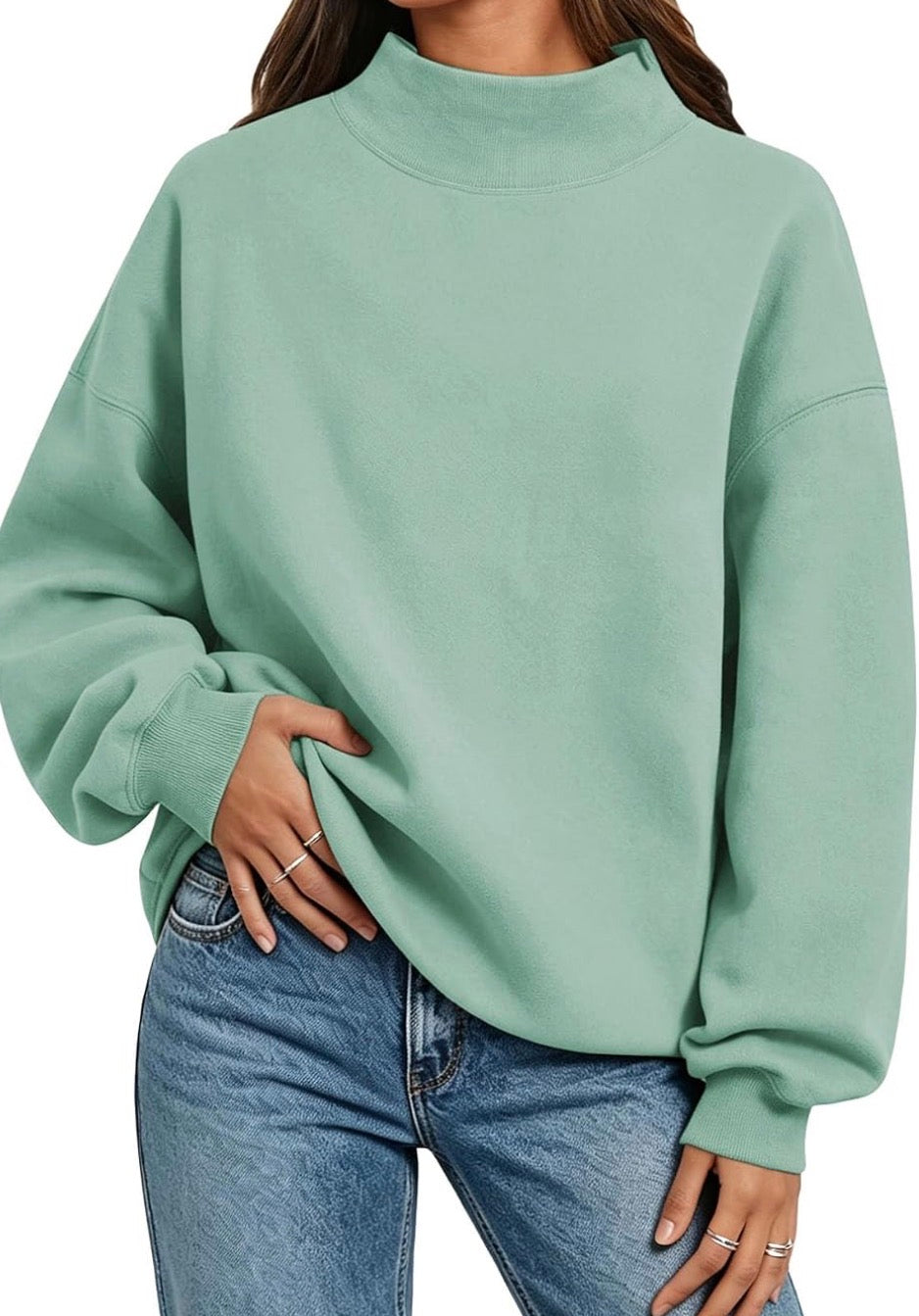 Create Your Own Mockneck Sweatshirt- Adult