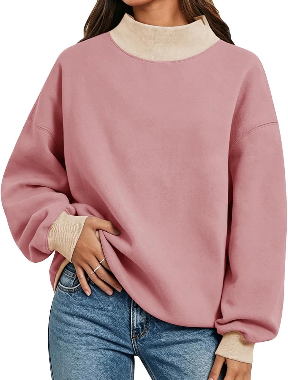 Create Your Own Mockneck Sweatshirt- Adult